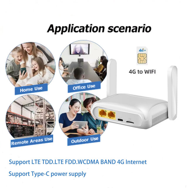 Routeur WiFi 4G avec Fente pour Carte SIM 1200Mbps Routeur WiFi Sans Fil 4G LTE