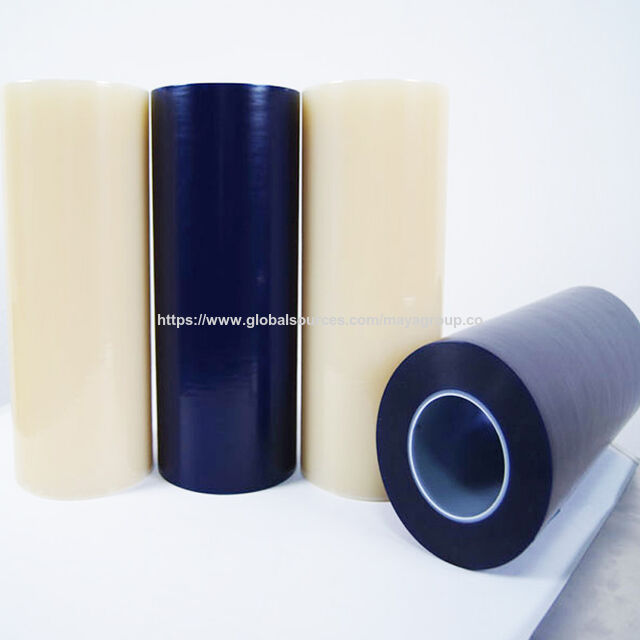 Films de protection de surface personnalisés, film PE laser pour tôle d'acier inoxydable, aluminium et verre