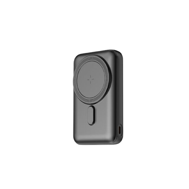 Batería Externa Magnética Inalámbrica 5 en 1 de 10000mAh con Carga Rápida y Cable Incorporado