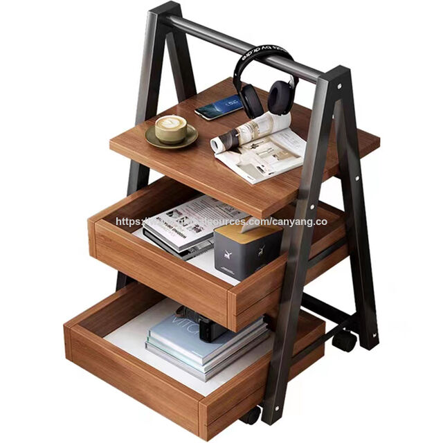 Armario de noche pequeño plegable moderno para dormitorio