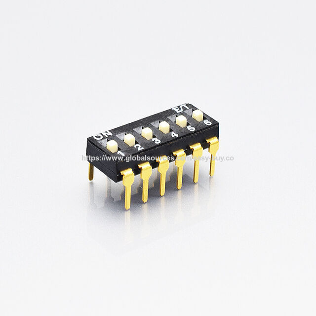 DIP/digital/thumbwheel switches SMD ways DIP/Digital/Thumbwheel switch 2.54 pitch with low profile and top film