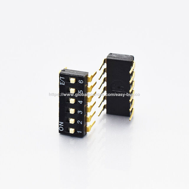 DIP/digital/thumbwheel switches SMD ways DIP/Digital/Thumbwheel switch 2.54 pitch with low profile and top film