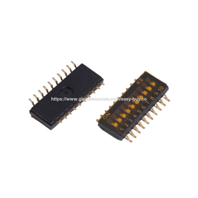 DIP/digital/thumbwheel switches SMD ways DIP/Digital/Thumbwheel switch 2.54 pitch with low profile and top film