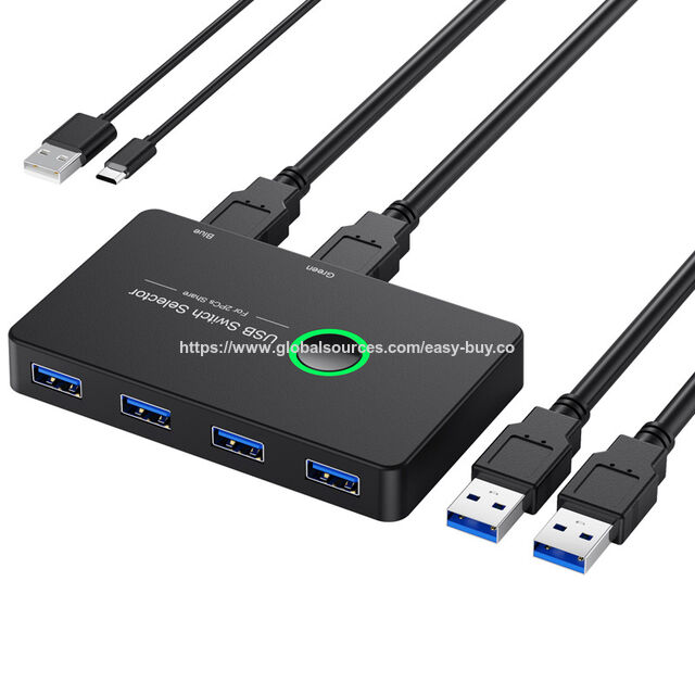 USB 3.0 & USB-C Port-Replikator mit Gigabit-Ethernet und 4 Ports, Aluminium-Hub für MacBook, CE FCC zertifiziert
