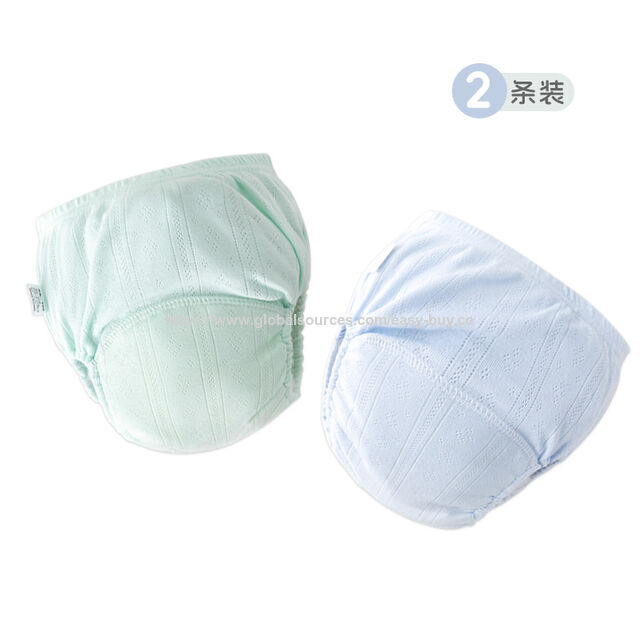 Fraldas de natação para bebê, calças de treinamento para bebê, cueca de gaze de algodão respirável e lavável para meninas, tipo A