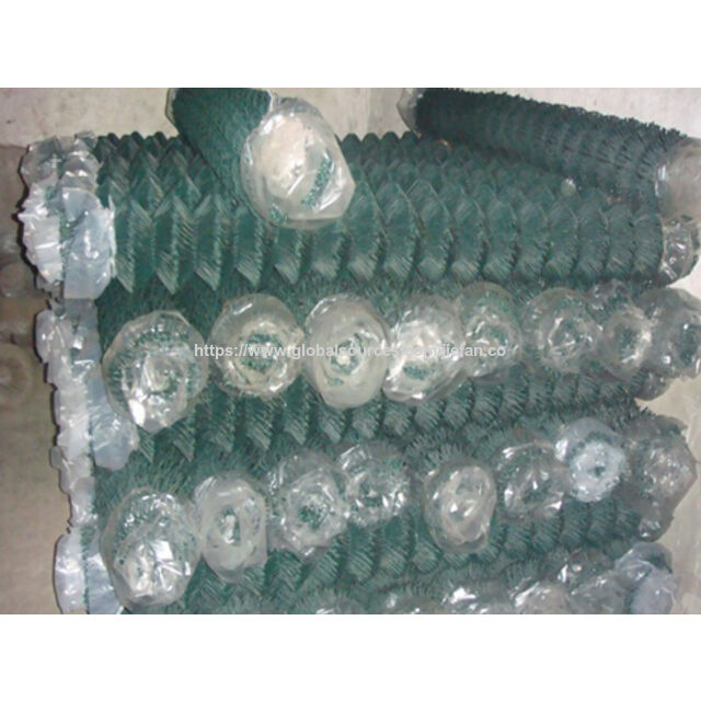 Cerca de tela de arame, abertura de 50 mm, diâmetro do fio de 2,50 mm, superfície revestida de PVC, feita de arame galvanizado