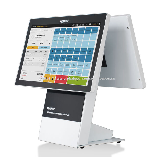 HBAPOS Q3 All-in-One Kassensystem Quad-Core 4GB RAM für Convenience Stores, Supermärkte, ausländischen Handel und Gastronomie mit Touchscreen