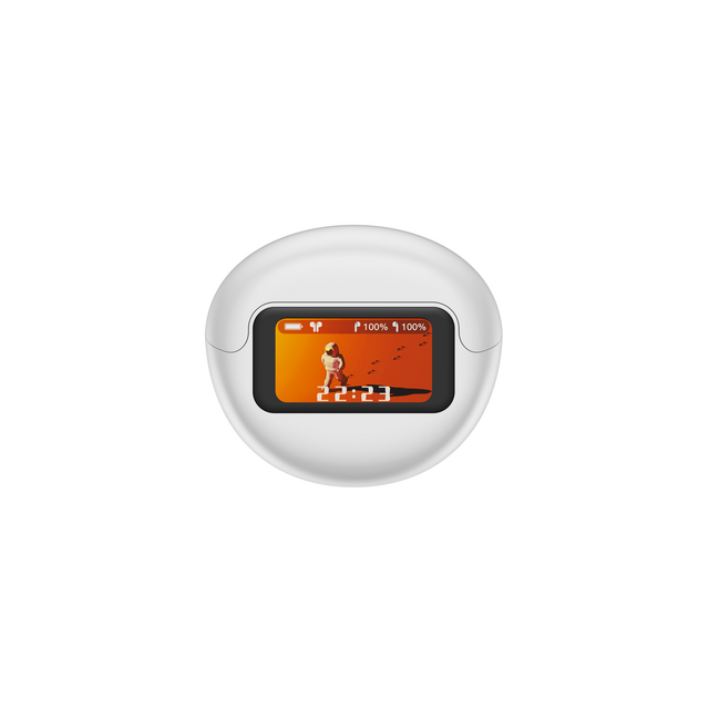 Écouteurs Bluetooth 5.3 TWS à Réduction de Bruit, 20h d'Autonomie avec Boîtier de Charge pour Sport et Trajet