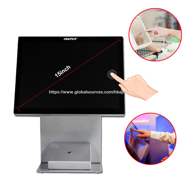 HBAPOS Q3 15,6 Zoll Kassenlade POS-System Lieferant, All-in-One-POS-Maschine mit Touchscreen und Gehäuse aus Aluminiumlegierung im Großhandel