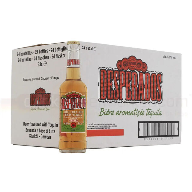 Desperados Premium Tequila Lager Bier - Desperados Mojito Tequila Minze & Limette Lager Bier - Desperados Bier