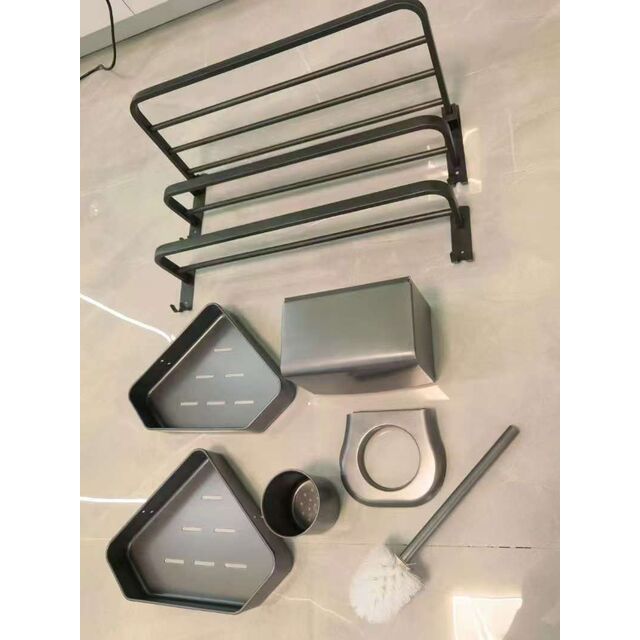 Estante de Toallas Premium de Acero Inoxidable para Baño