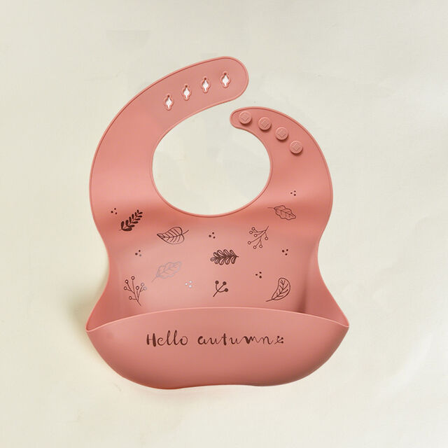 Babero de silicona para bebé - Babero de alimentación infantil - Bolsa de comida impermeable tridimensional y supersuave para bebé - Bolsa de agua para bebé