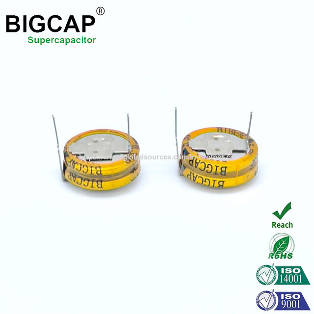 Supercondensateur Bigcap Farad 5.0V 0.33F pour Compteurs Intelligents et Jouets