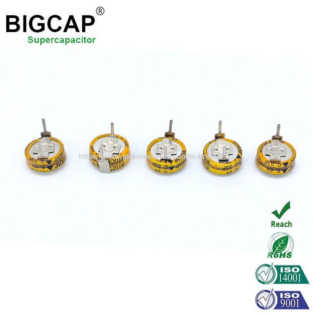 Supercondensateur Bigcap Farad 5.0V 0.33F pour Compteurs Intelligents et Jouets
