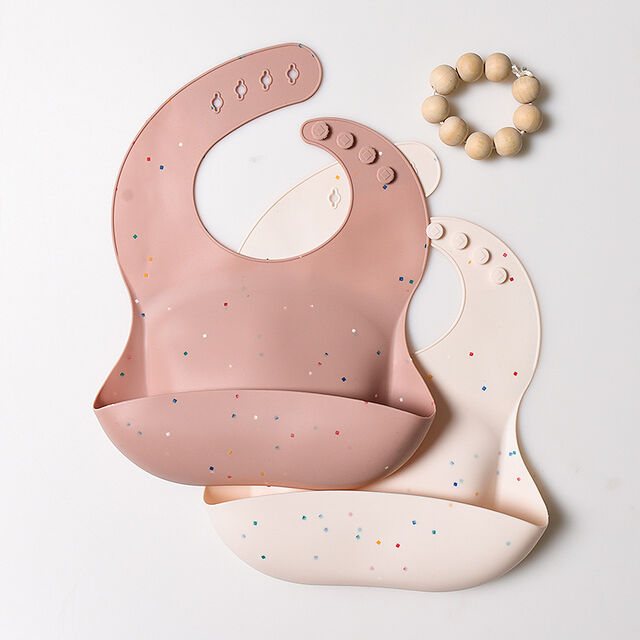 Babero de silicona 3D para bebés y niños pequeños, impermeable y resistente a las manchas, para comidas