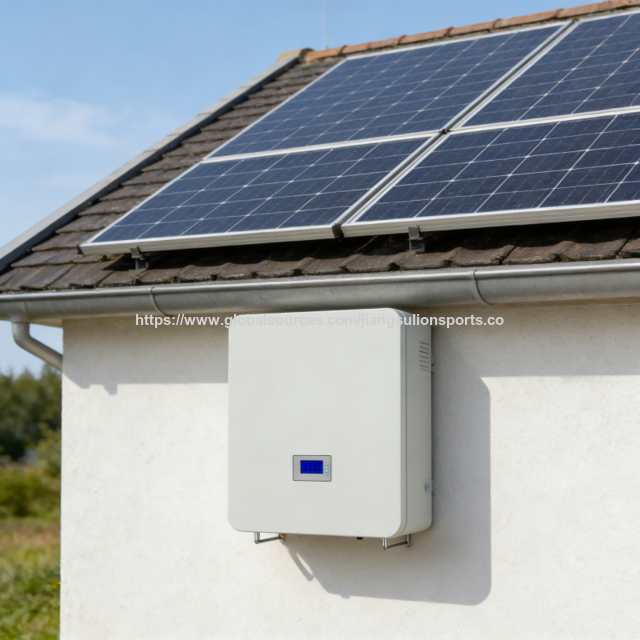 Solar-Energiespeicherbatterie, 20Ah 30Ah, Off-Grid Photovoltaik-System für Zuhause, Vertikaler Lithium-Eisenphosphat-Akku
