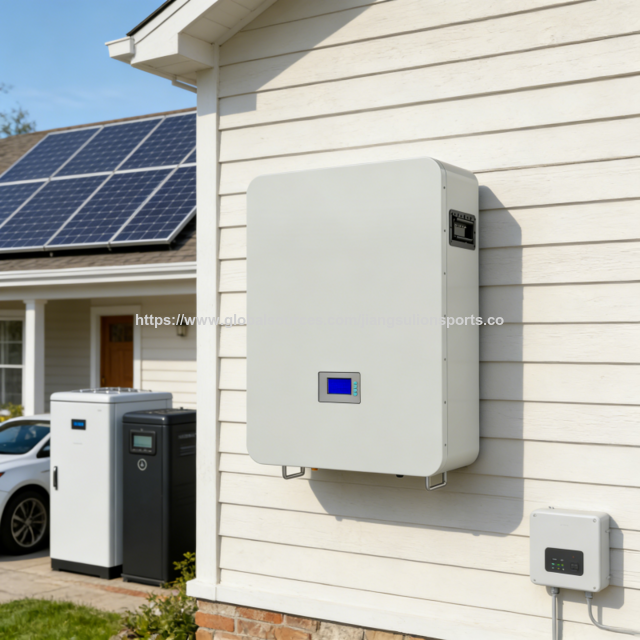 Solar-Energiespeicherbatterie, 20Ah 30Ah, Off-Grid Photovoltaik-System für Zuhause, Vertikaler Lithium-Eisenphosphat-Akku