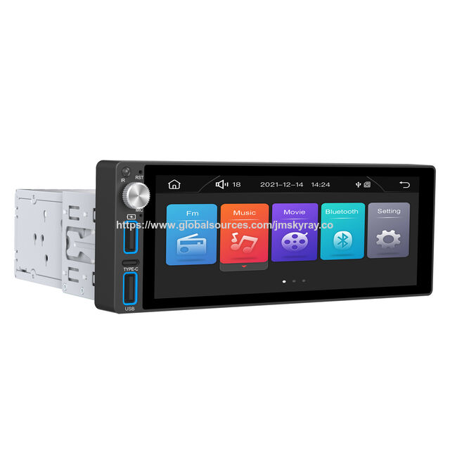 Lecteur MP5 de voiture 1 DIN d'usine 6,86 pouces avec CarPlay sans fil / Android Auto