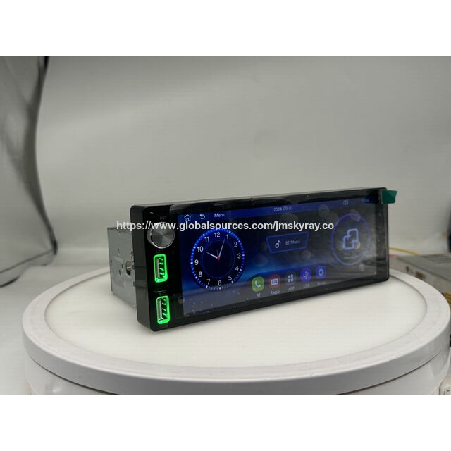 Lecteur MP5 de voiture 1 DIN d'usine 6,86 pouces avec CarPlay sans fil / Android Auto