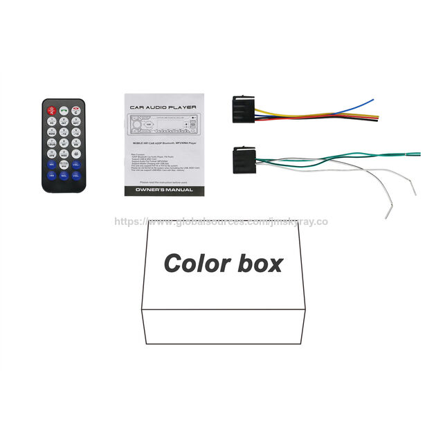 Lecteur MP5 de voiture 1 DIN d'usine 6,86 pouces avec CarPlay sans fil / Android Auto