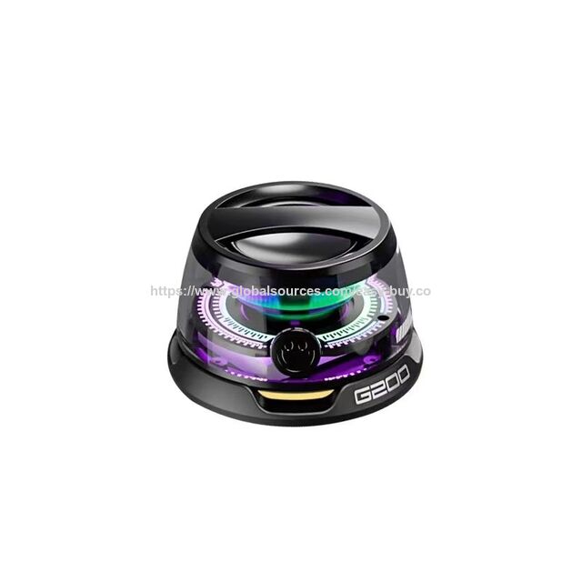 Système audio micro, haut-parleur Bluetooth sans fil G200, audio portable d'extérieur avec mini support magnétique