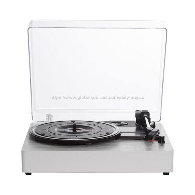 Tocadiscos de vinilo con altavoz Bluetooth para sala de estar, reproductor de discos de vinilo, gramófono, altavoz