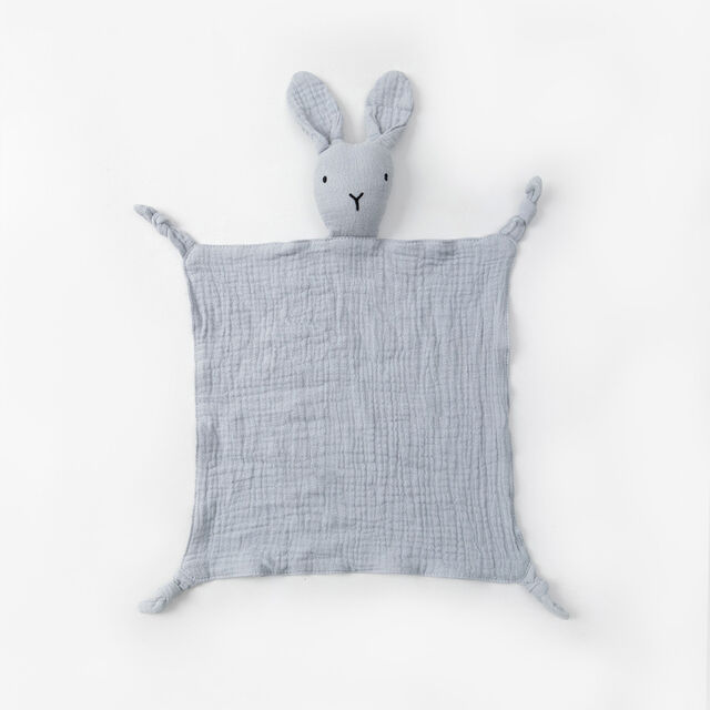 Vente en Gros de Serviettes de Confort pour Bébé, Tissu en Fil de Coton Pur, Poupées de Sommeil pour Bébé, Mouchoirs Lapin, Jouets de Confort