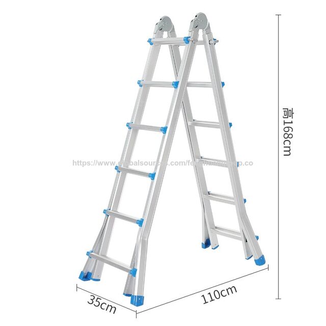 Échelle Télescopique Portable Polyvalente Pliable