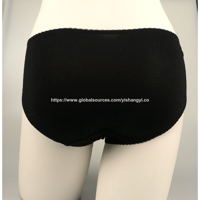 Hipster-Panties aus Baumwolle mit Spitze für Damen