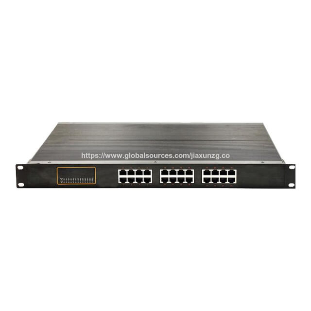 Switch Ethernet Industrial JIAXUN JXRD024F-AC/RD024FP-AC de 24 Puertos Gigabit Montaje en Rack | No Gestionado 24 Puertos RJ45 IP40 Garantía de 5 Años