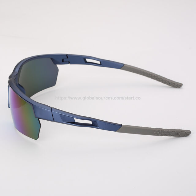 Nouvelles Lunettes de Soleil de Sport, Monture en Plastique, Protection UV 400, Commandes OEM Bienvenues, CE, SS1356