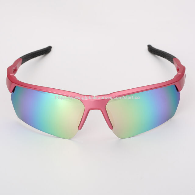 Nouvelles Lunettes de Soleil de Sport, Monture en Plastique, Protection UV 400, Commandes OEM Bienvenues, CE, SS1356