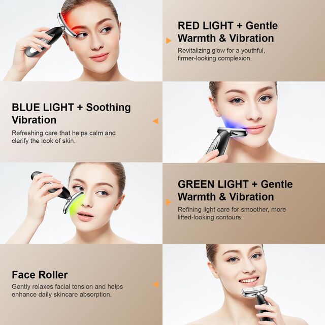 Appareil de Beauté LED pour le Visage et le Cou | 3 Options de Couleur | Fabricant et Usine OEM ODM d'Appareils de Beauté pour le Soin de la Peau