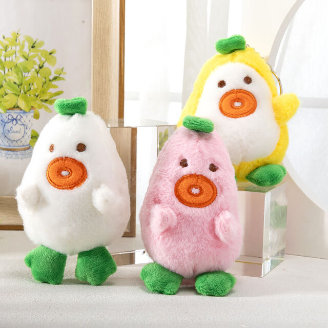Gantungan Kunci Mainan Plush Penguin Lucu, Hadiah Tahun Baru, Mainan 10cm dengan Loop Gantung Flocky, Hiasan Tas Lembut