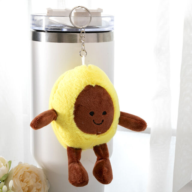 Gantungan Kunci Mainan Plush Penguin Lucu, Hadiah Tahun Baru, Mainan 10cm dengan Loop Gantung Flocky, Hiasan Tas Lembut