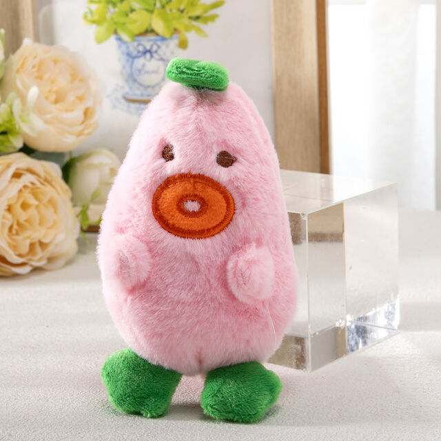 Gantungan Kunci Mainan Plush Penguin Lucu, Hadiah Tahun Baru, Mainan 10cm dengan Loop Gantung Flocky, Hiasan Tas Lembut