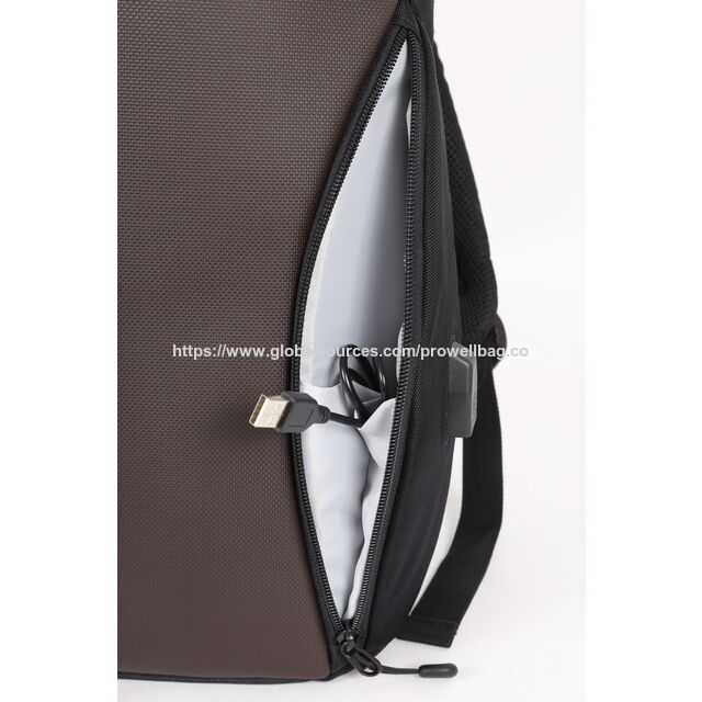 Wasserdichte Laptoptasche, Business-Rucksack mit USB-Ladefunktion