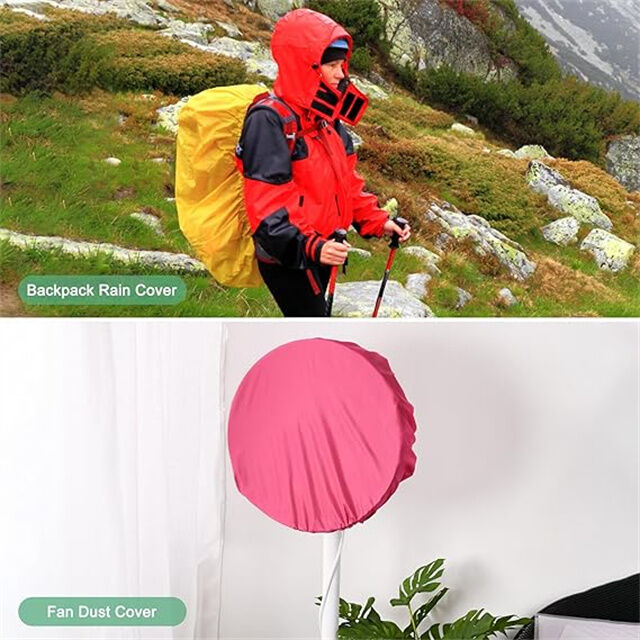 Housse de Pluie Imperméable pour Sac à Dos avec Pochette de Transport pour Randonnée, Vélo, Camping et Voyage en Plein Air
