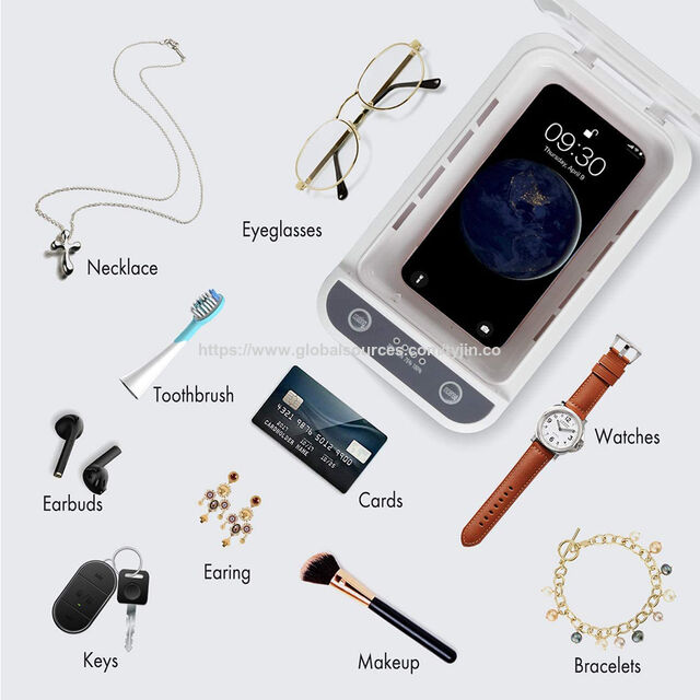 Esterilizador Portátil de Celular UV com Luz UV