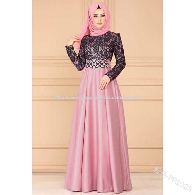 Einfarbiges Abaya Dubai Muslimische Kleider Islamische Kleidung Damen EID Tägliche Schlichte Bescheidene Kleidung