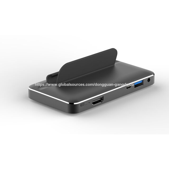 Hub USB Tipo C com HDMI e Carregamento, Conversor USB 3.0, Suporte de Carregamento