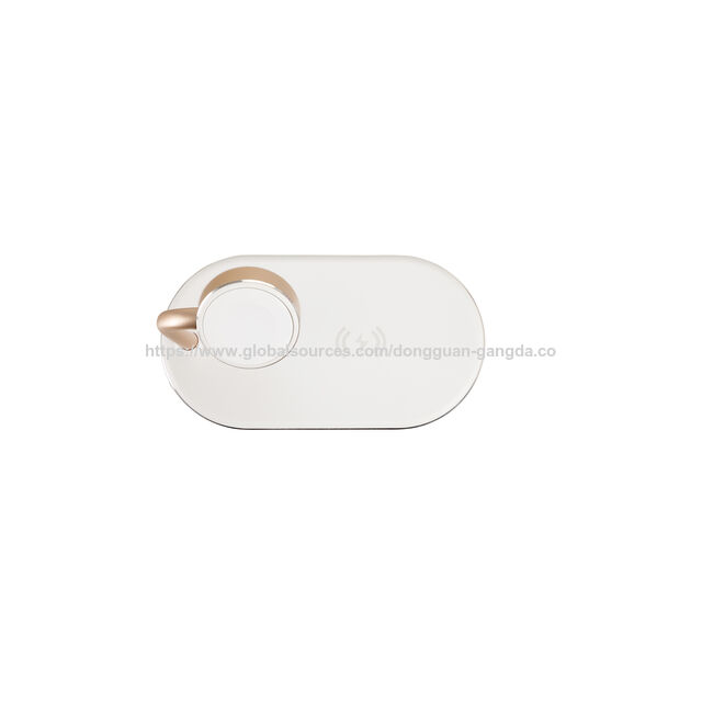 Carregador sem fio certificado MFi pelo fabricante, estação de carregamento sem fio com carregador iwatch para iPhone, iPod