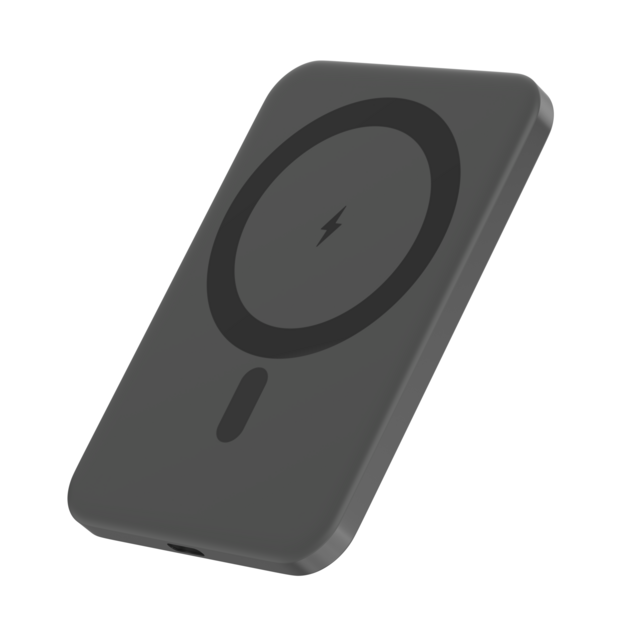 Batería Externa Ultra-delgada de 5000mAh con Carga Inalámbrica Qi2.0 Semi-sólida