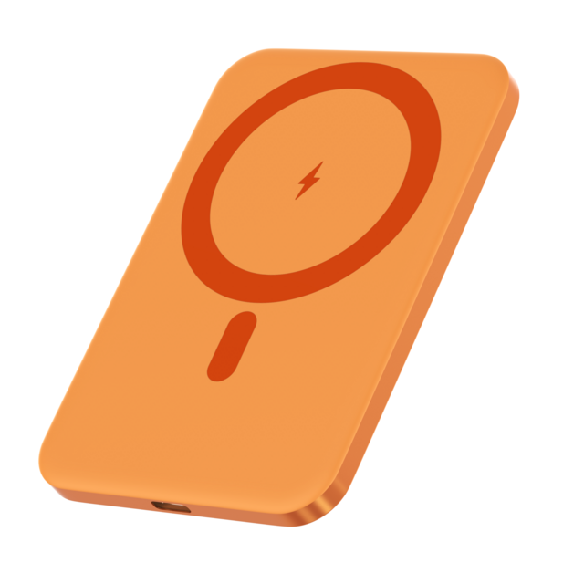 Batería Externa Ultra-delgada de 5000mAh con Carga Inalámbrica Qi2.0 Semi-sólida