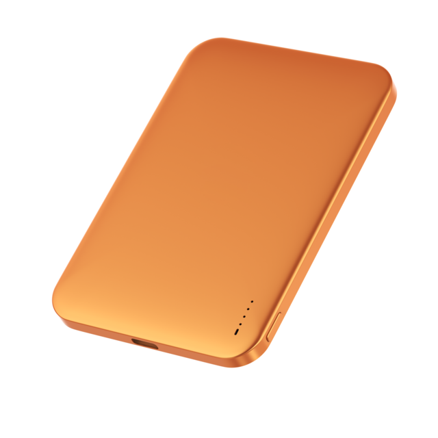 Batería Externa Ultra-delgada de 5000mAh con Carga Inalámbrica Qi2.0 Semi-sólida