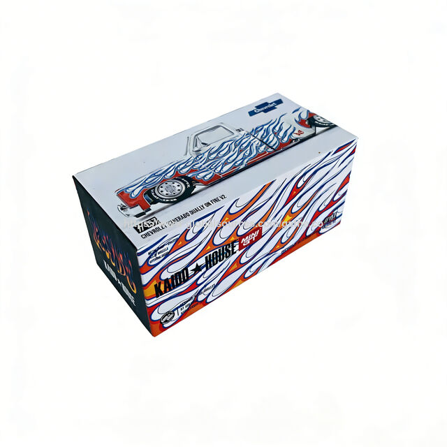 Benutzerdefinierte leere starre Geschenk-Souvenir-Verpackungsbox für Hot Rod Diecast-Automodelle mit bedrucktem Logo für Sammlerstücke