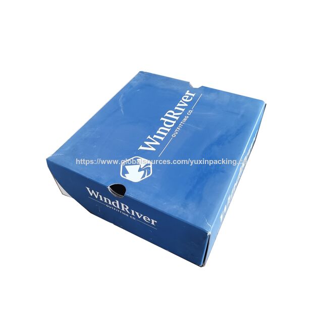 Caja de embalaje de ropa corrugada plegable con diseño elegante y precio atractivo a medida