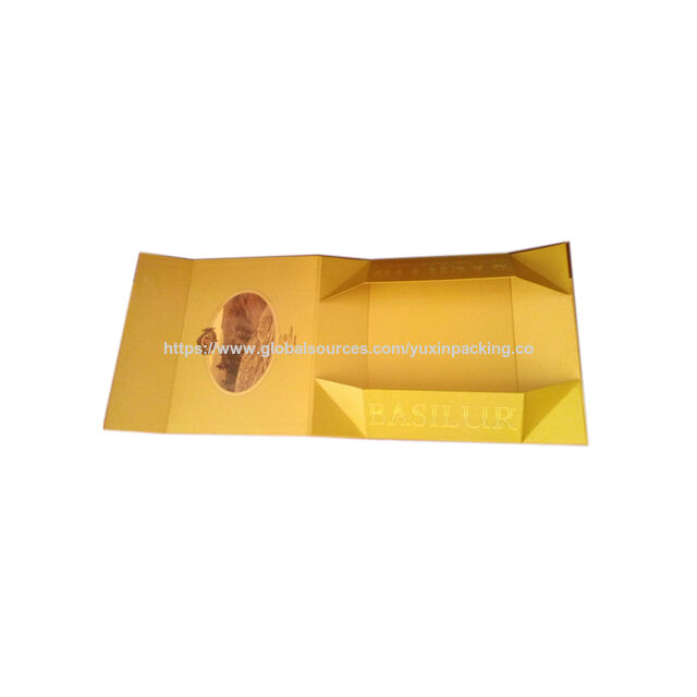 Anpassbare Kleidung Schwarze, matte, starre Geschenkverpackung in Buchform mit Magnetverschluss