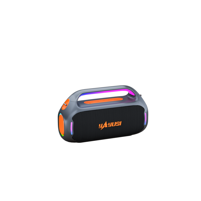Haut-parleur de fête Subwoofer d'extérieur personnalisé 80W, haut-parleurs Bluetooth avec basses de haute qualité, lecteur audio portable puissant H13