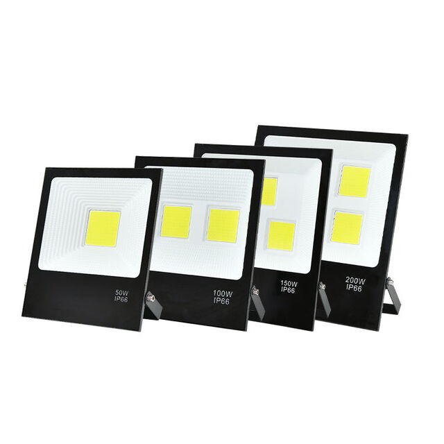 Carcaça de Refletor LED IP66 Preço de Fábrica, Refletor LED Slim à Prova d'Água para Exterior, Refletor LED Barato de 50W para Rua